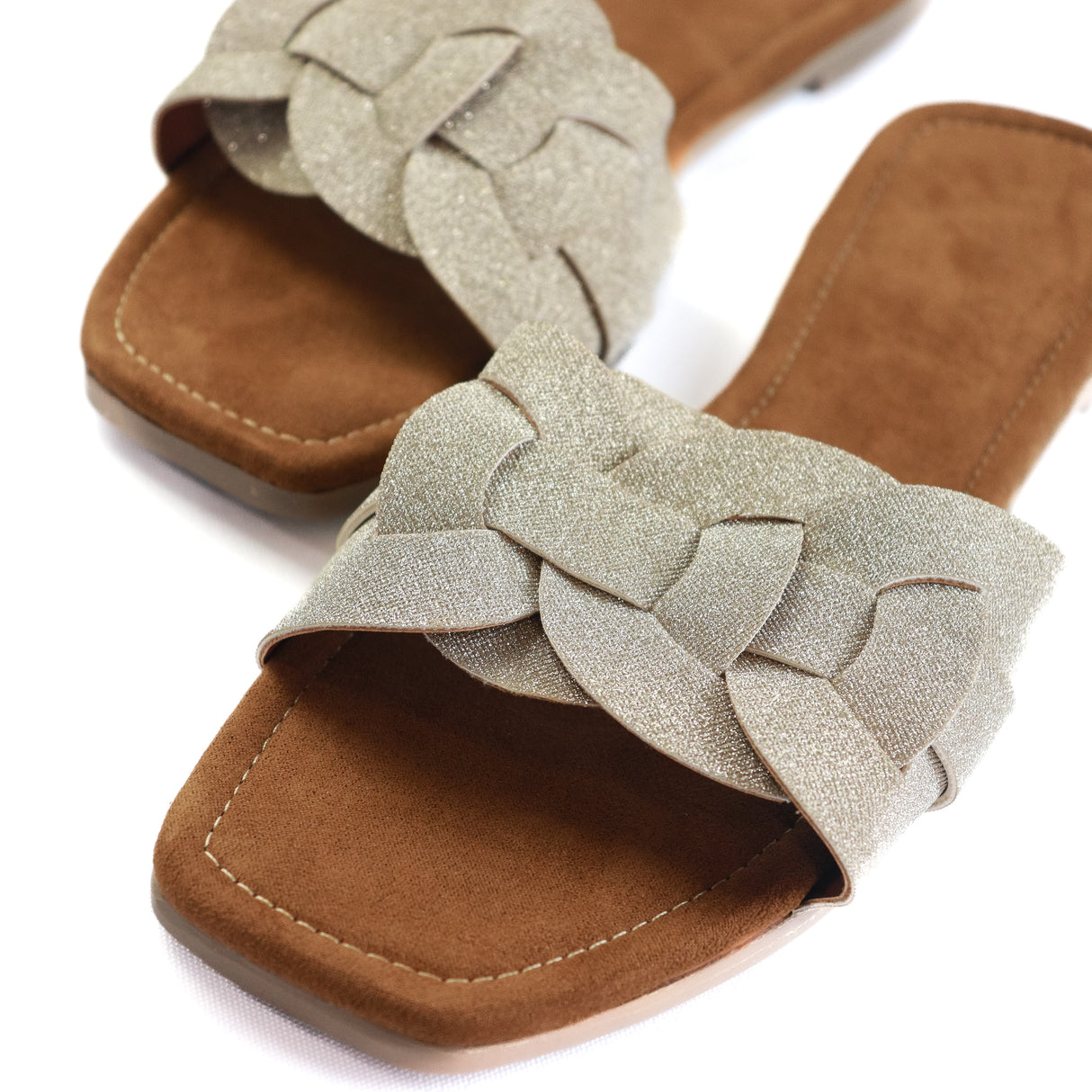 Braided Slide Sandals - Elegant Style with All-Day Comfort