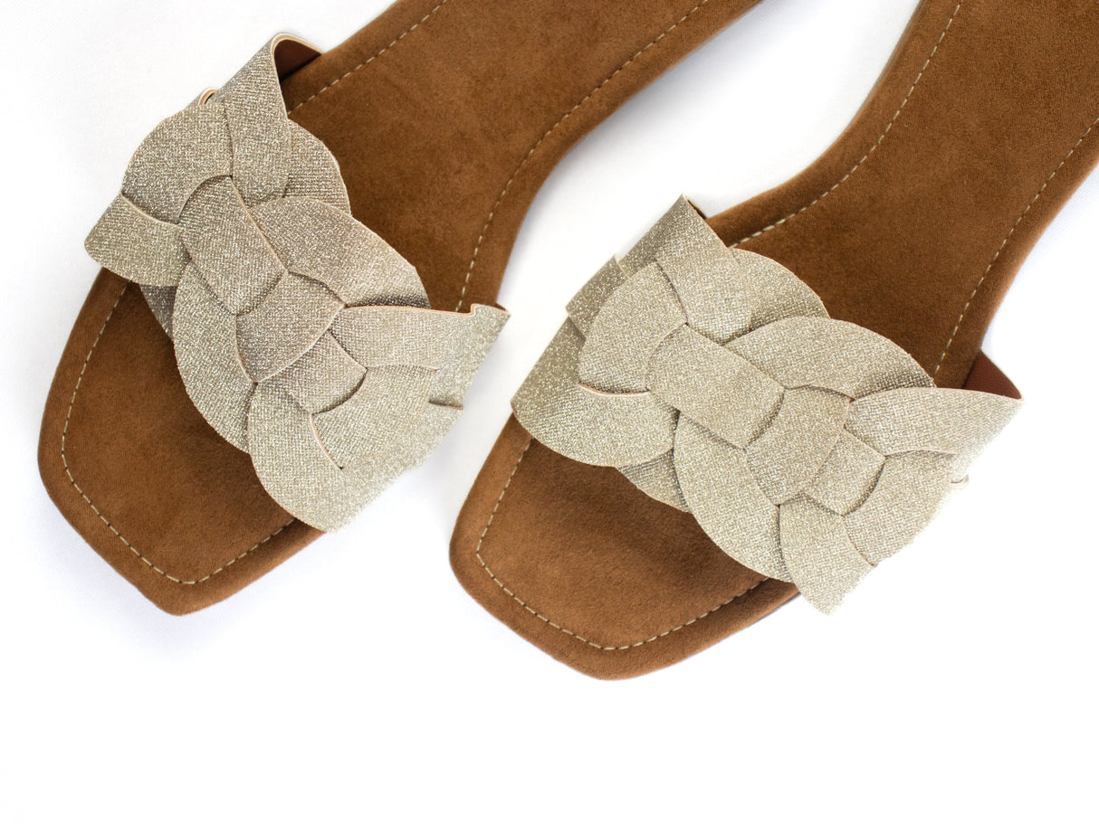 Braided Slide Sandals - Elegant Style with All-Day Comfort