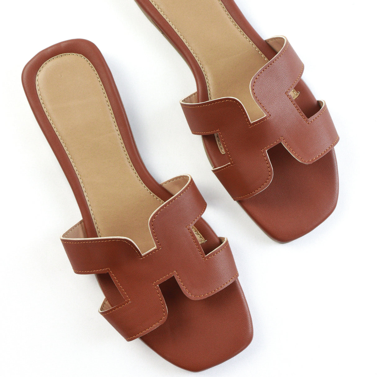 Slide Sandals - Available in Black, Gold, and Tan