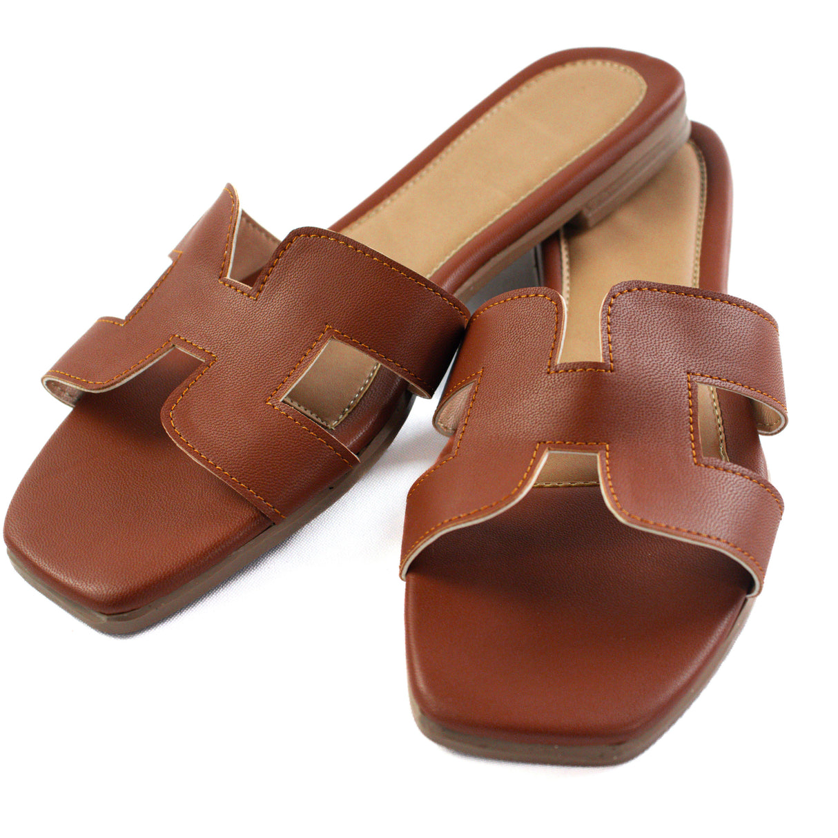 Slide Sandals - Available in Black, Gold, and Tan