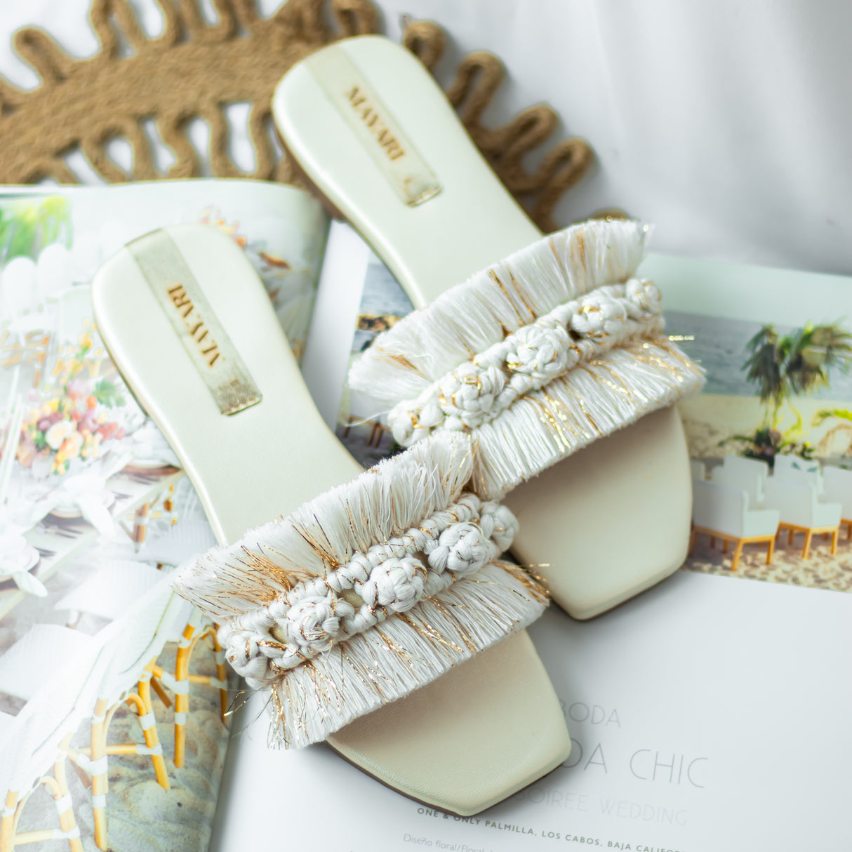 Gold Macrame